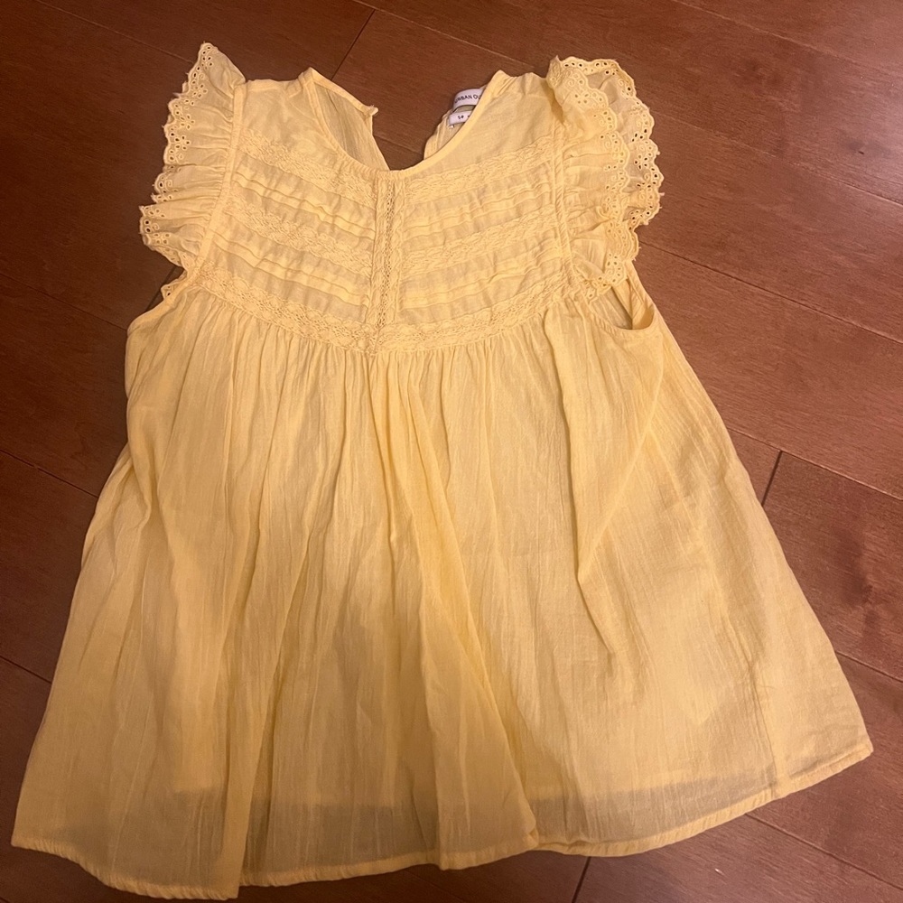 Yellow urban outfitters blouse